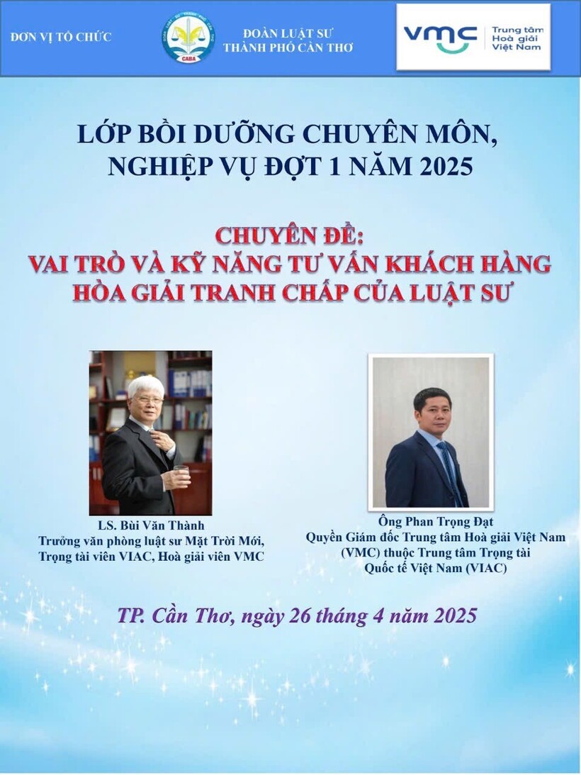 Lớp bồi dưỡng chuyên môn, nghiệp vụ đượt 1 năm 2025